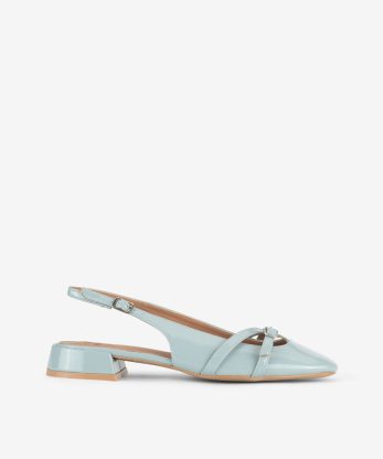 SAPATO SLING BACK EM VERNIZ
