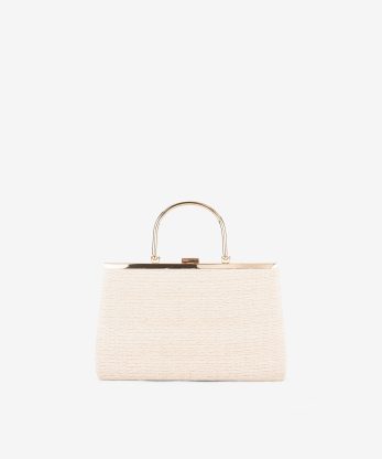 MALA CLUTCH EM RÁFIA