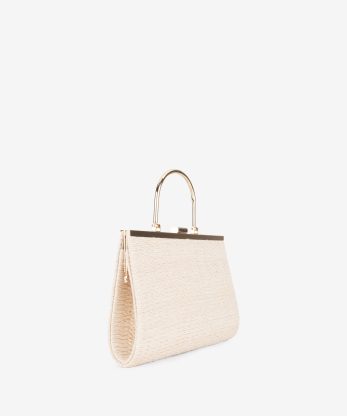 Alternative view of MALA CLUTCH EM RÁFIA