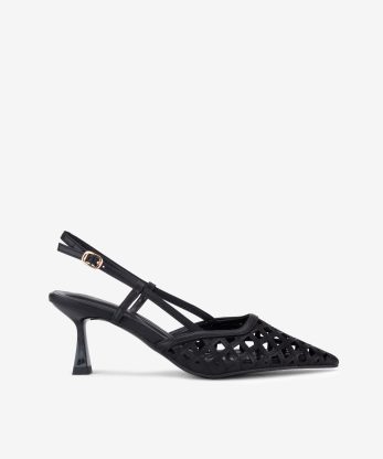 SAPATO PUMP SLING BACK PERFURADO