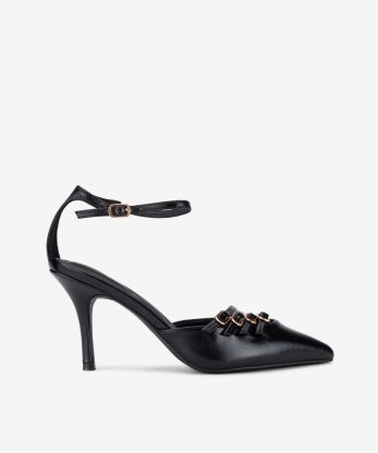 SAPATO PUMP MARY JANE EFEITO PELE - PRETO, 37