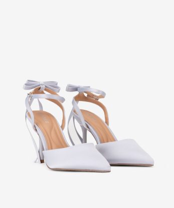 Alternative view of SAPATO PUMP DE SALTO EM CETIM