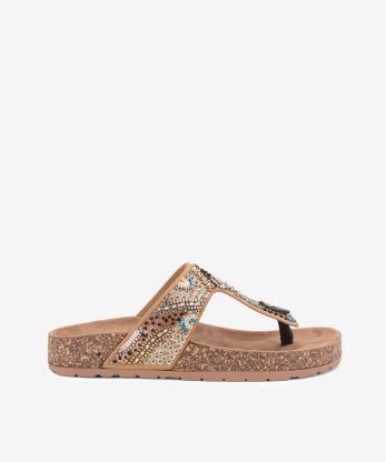 CHINELO DE DEDO COM MISSANGAS