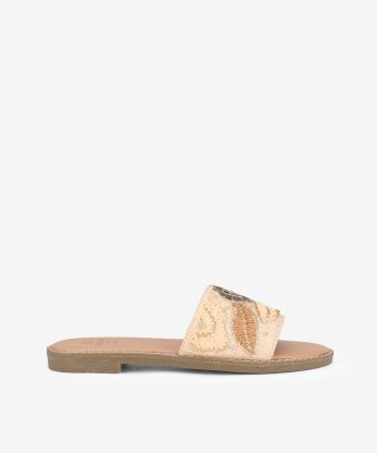 CHINELO RASO EM RÁFIA