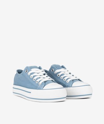 Alternative view of TÉNIS EM WASHED CANVAS DE ATACADOR COM CUPSOLE VULCANIZADA