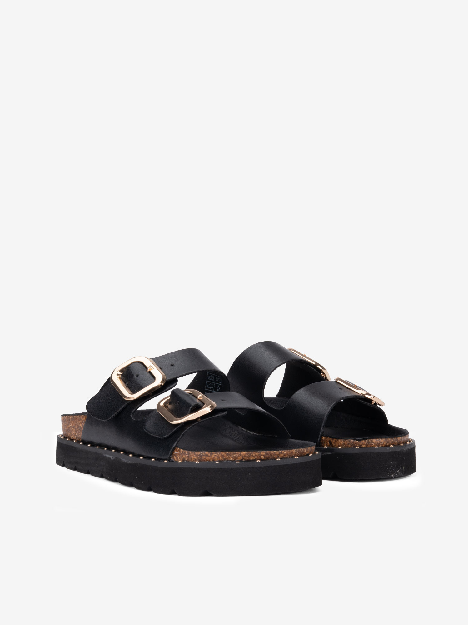 SANDÁLIA DE DUPLA FIVELA COM TACHAS - Image 2