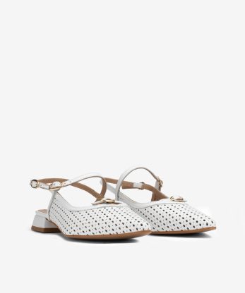Alternative view of SAPATO SLING BACK EM PELE PERFURADO