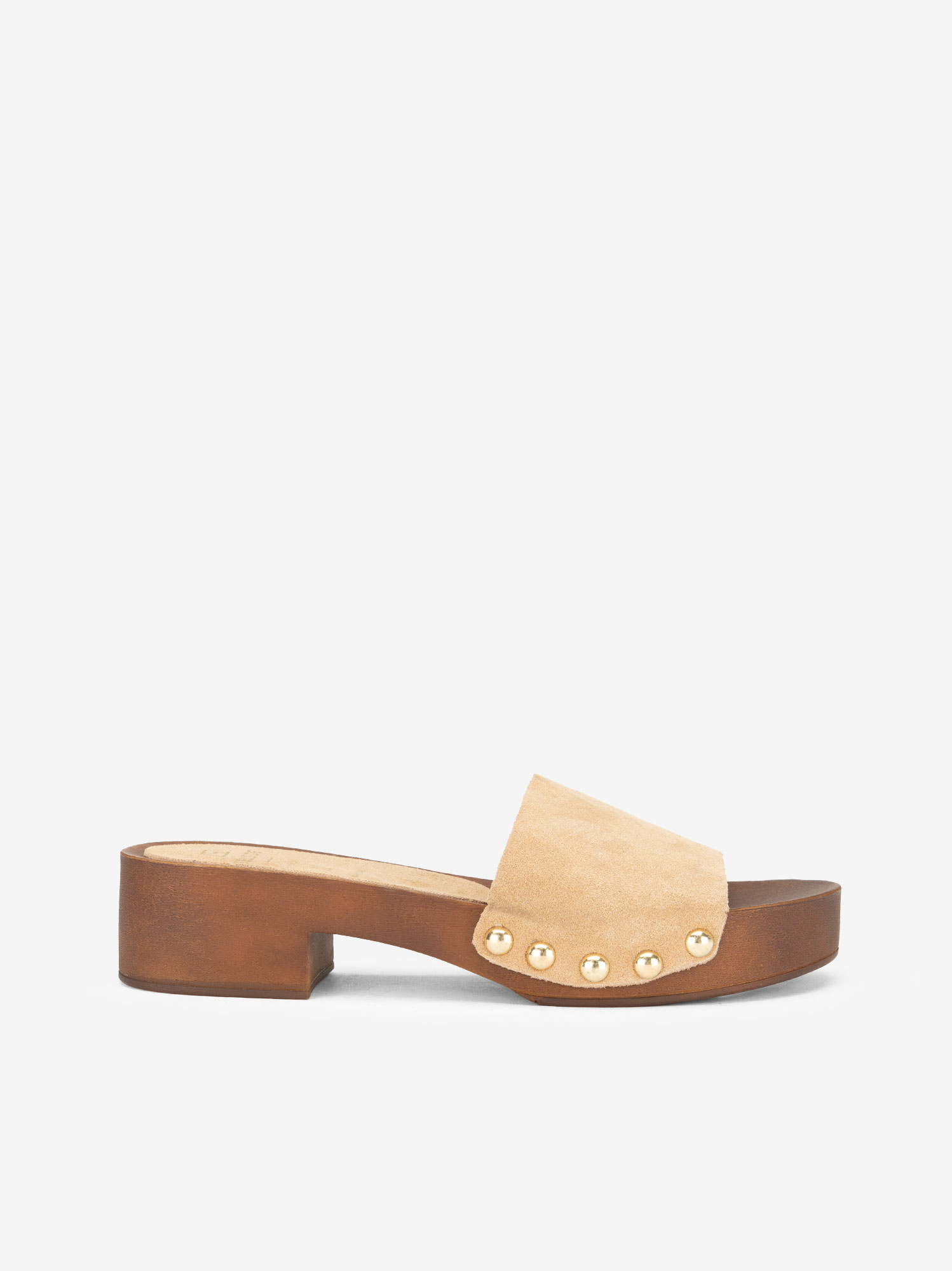 SANDÁLIA MULE EM CROUTE