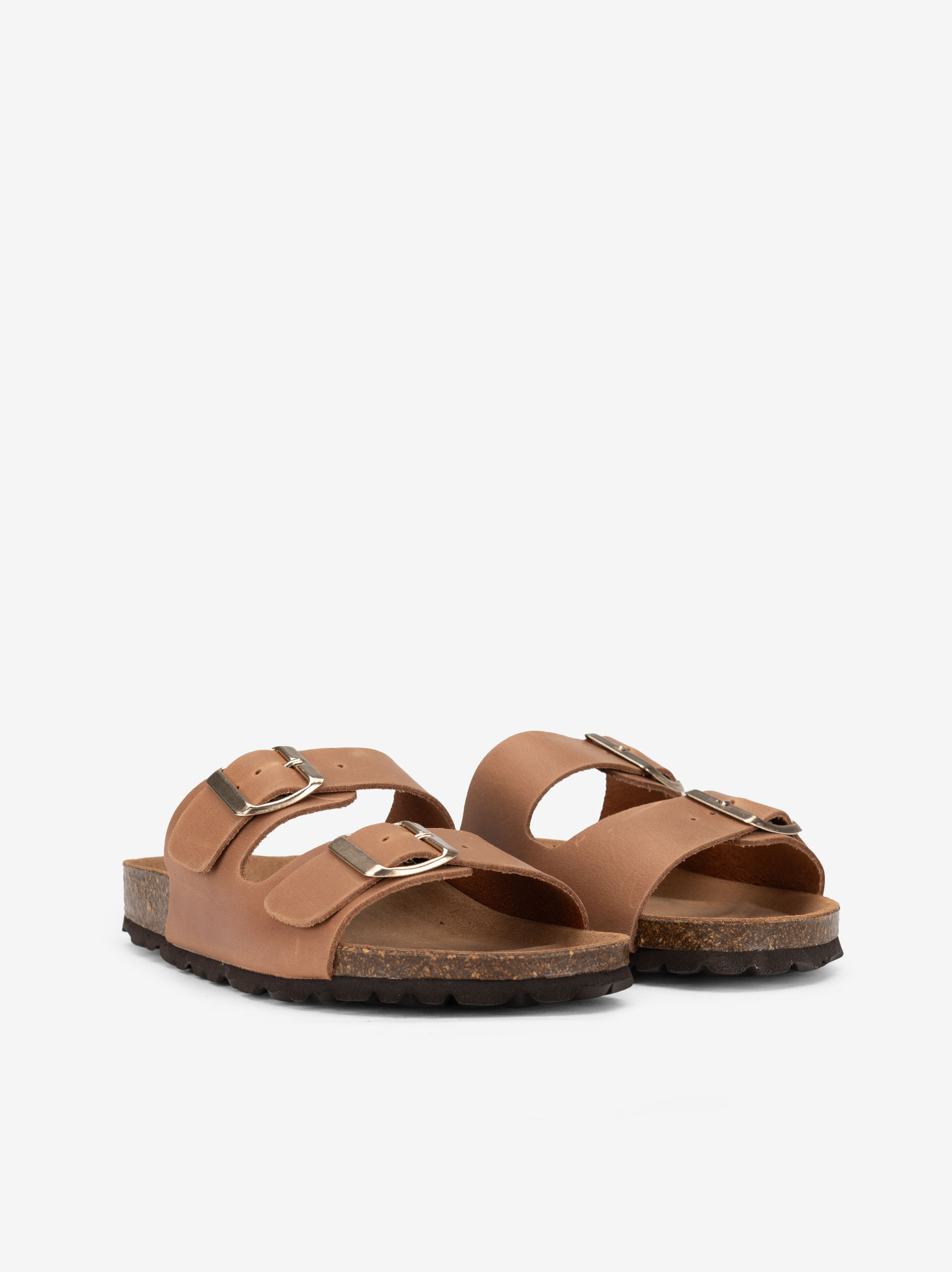 CHINELO INDIGO BAY EM CROUTE CAMURÇA COM DUPLA FIVELA METÁLICA E PALMILHA BIO - Image 5