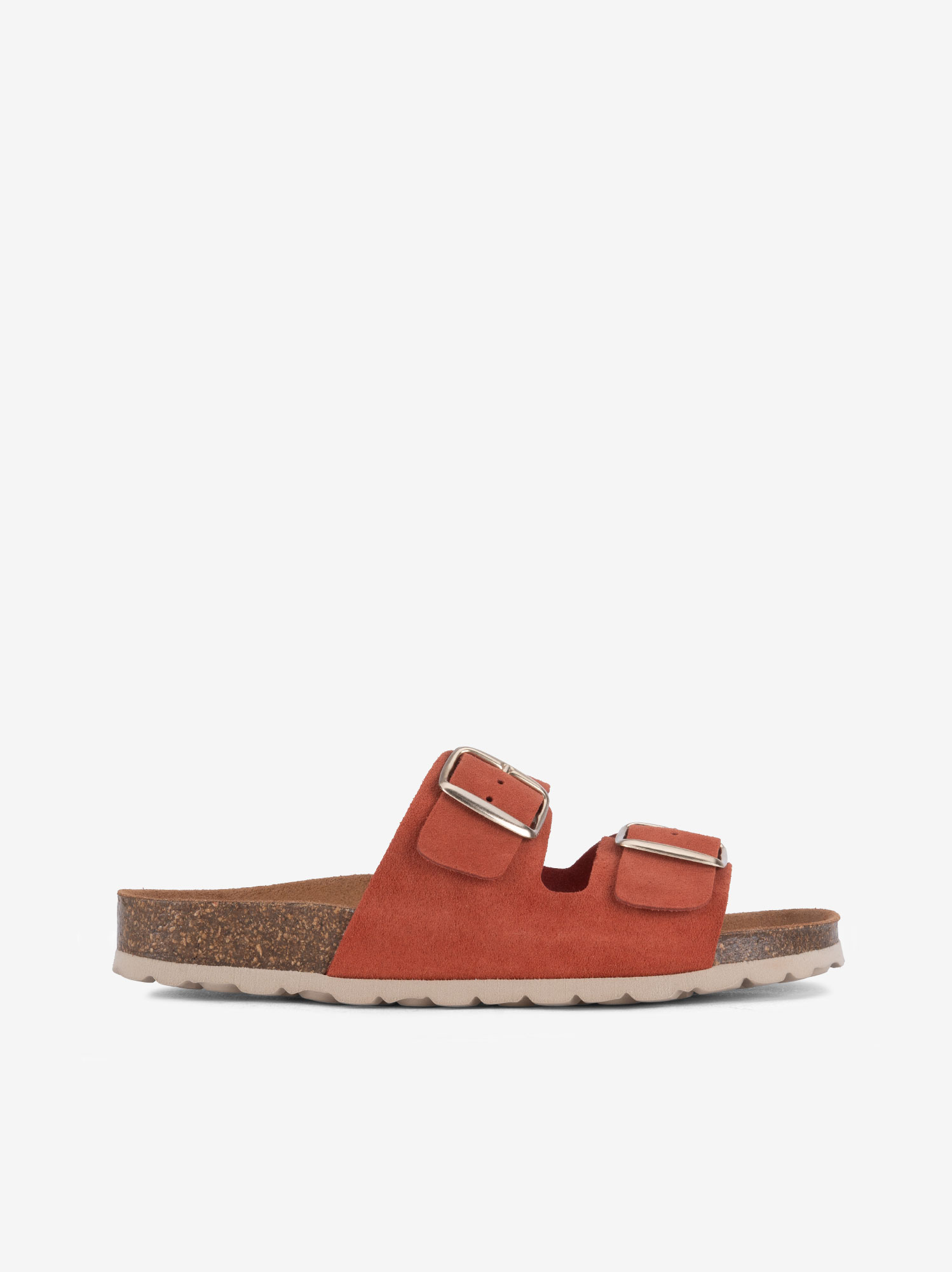 CHINELO INDIGO BAY EM CROUTE CAMURÇA COM DUPLA FIVELA METÁLICA E PALMILHA BIO - Image 8