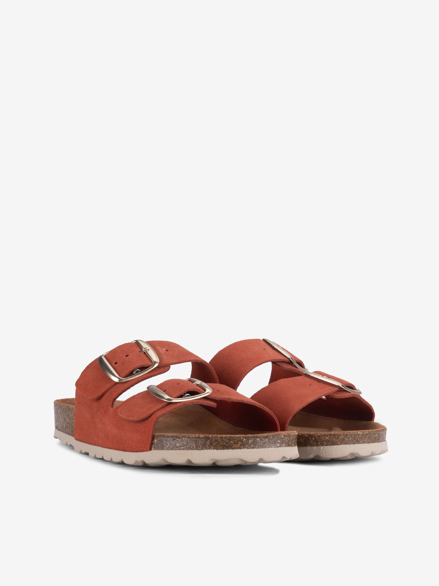 CHINELO INDIGO BAY EM CROUTE CAMURÇA COM DUPLA FIVELA METÁLICA E PALMILHA BIO - Image 9