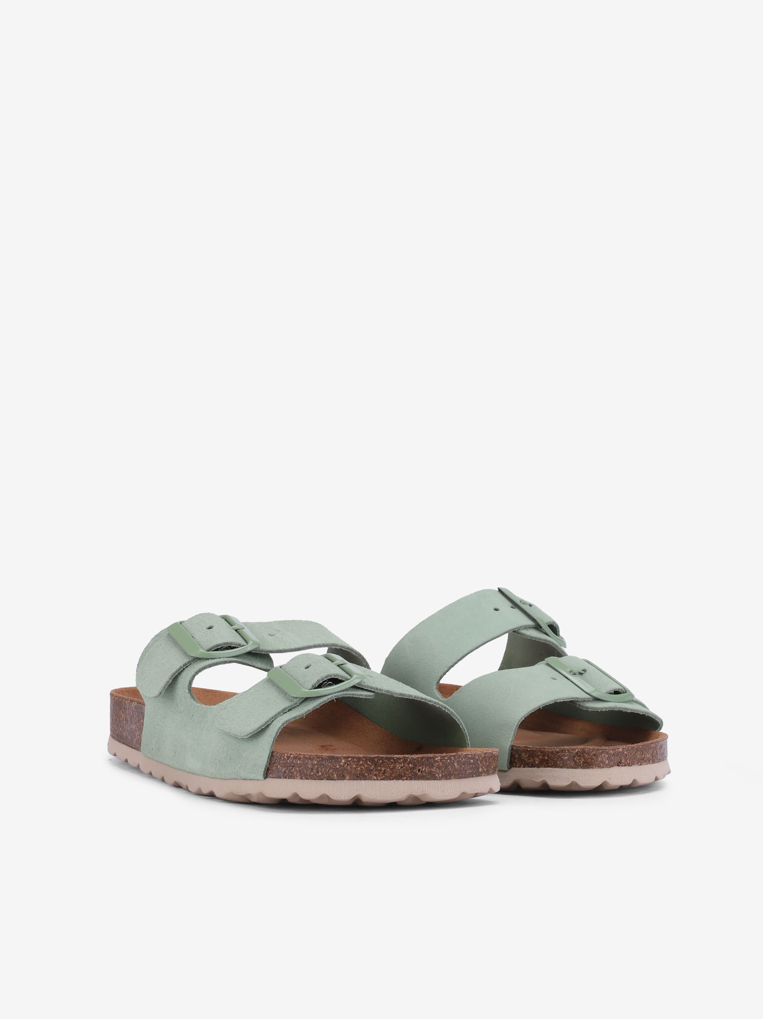 CHINELO INDIGO BAY EM CROUTE CAMURÇA COM DUPLA FIVELA METÁLICA E PALMILHA BIO - Image 15