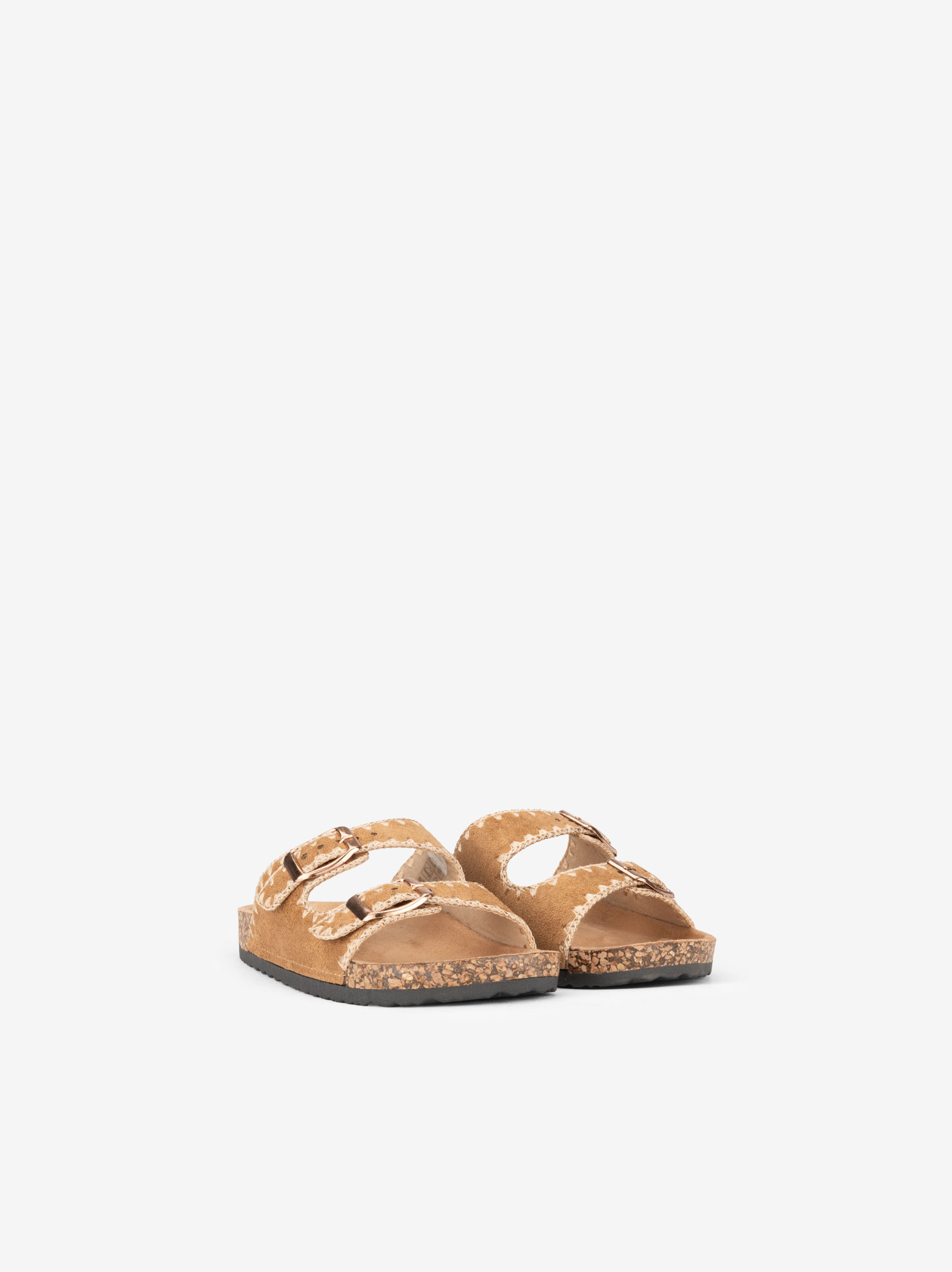 SANDÁLIA DE VELCROS COM DETALHES BORDADOS - Image 2