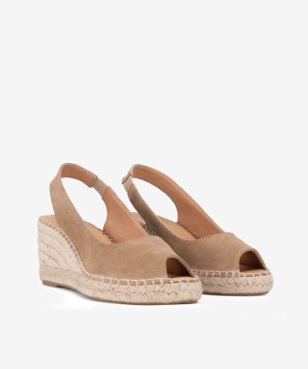 Alternative view of SANDÁLIA PEEP TOE VALENCIANA EM CAMURÇA