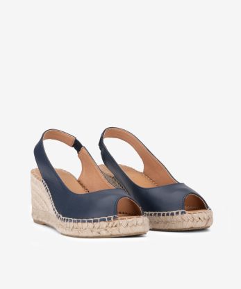 Alternative view of SANDÁLIA PEEP TOE VALENCIANA EM PELE
