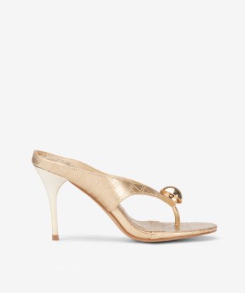 SANDÁLIA MULE ESTAMPADO CROCO