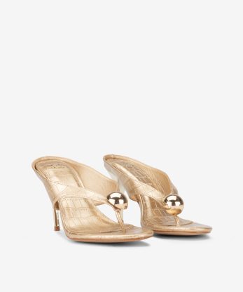 Alternative view of SANDÁLIA MULE ESTAMPADO CROCO