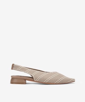 SAPATO SLING BACK EM MESH