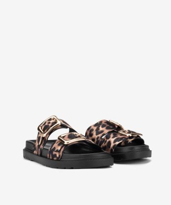 Alternative view of CHINELO DE FIVELA ESTAMPADO ANIMAL PRINT
