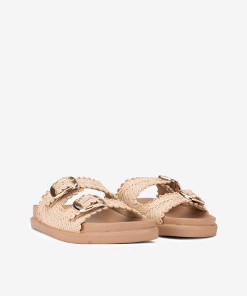 Alternative view of CHINELO DE DUPLA FIVELA EM RÁFIA