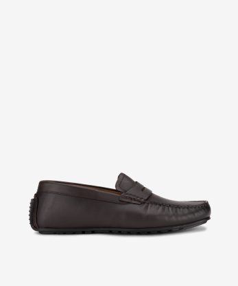 SAPATO MOCASSIN EM PELE