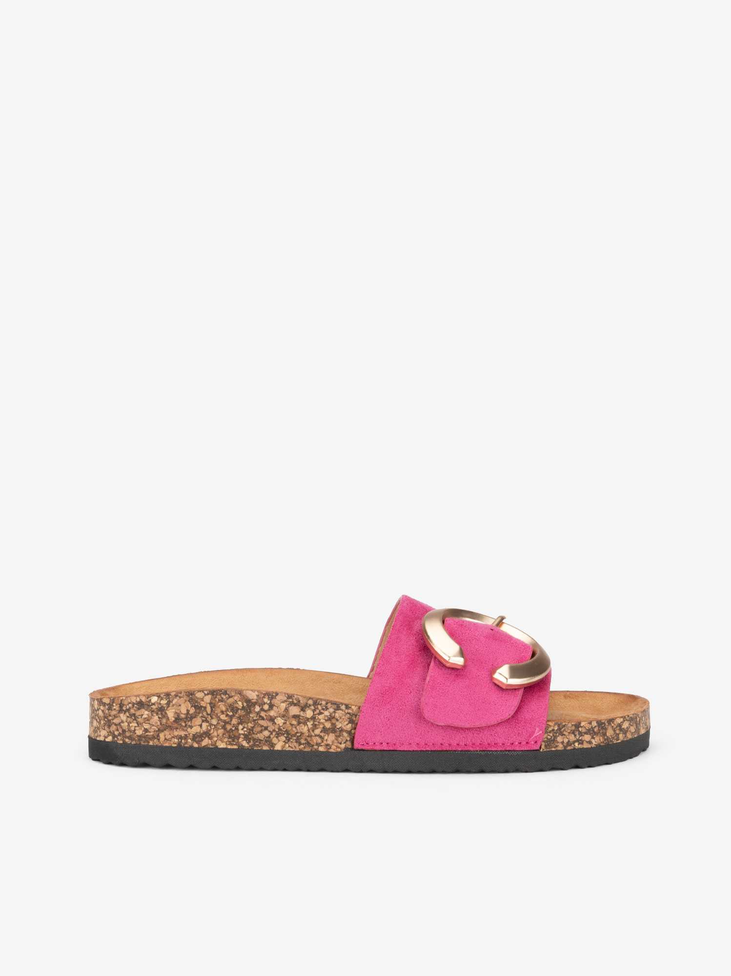 CHINELO EM CAMURÇA TÊXTIL DE FIVELA - Image 3