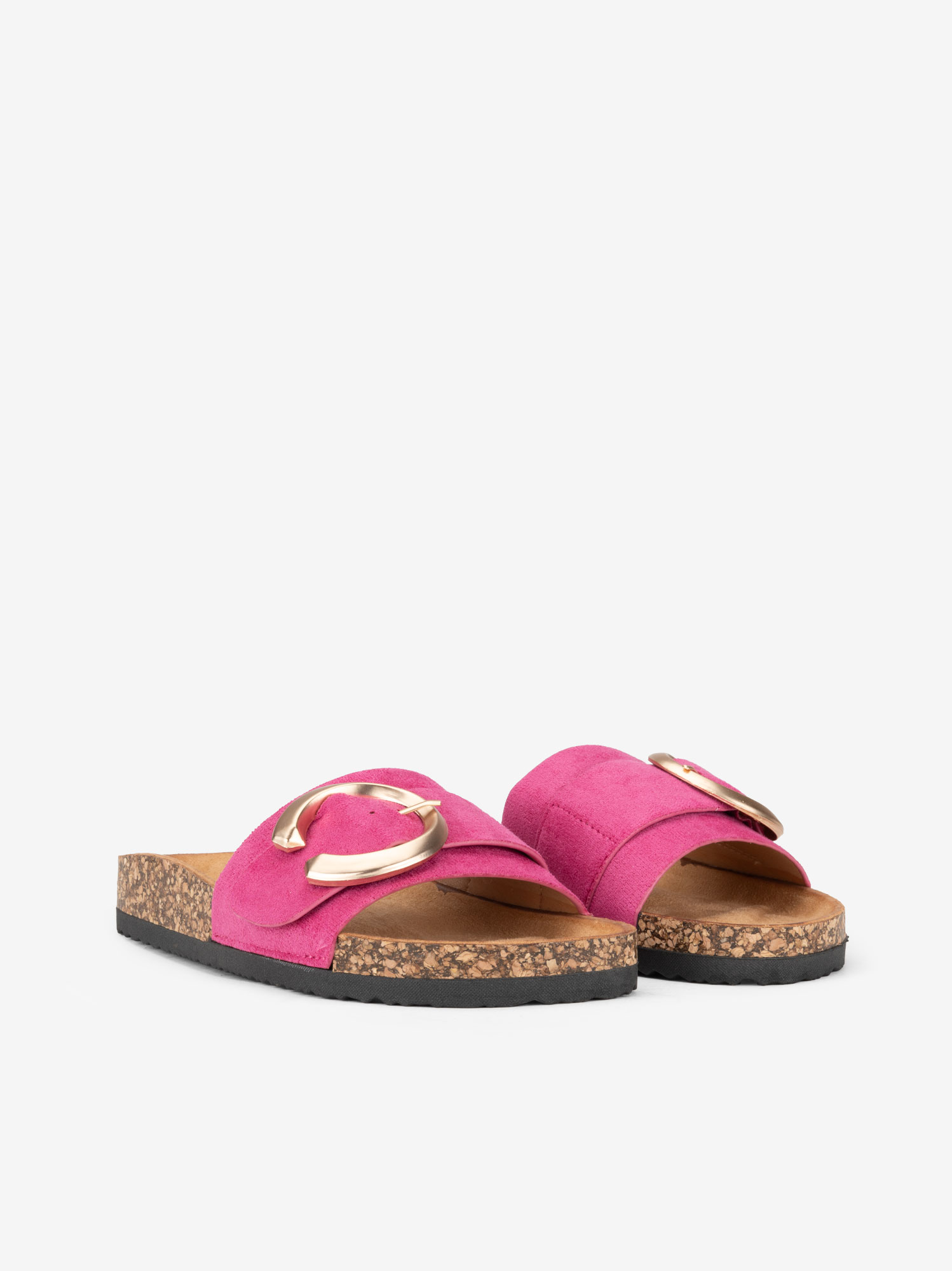 CHINELO EM CAMURÇA TÊXTIL DE FIVELA - Image 4