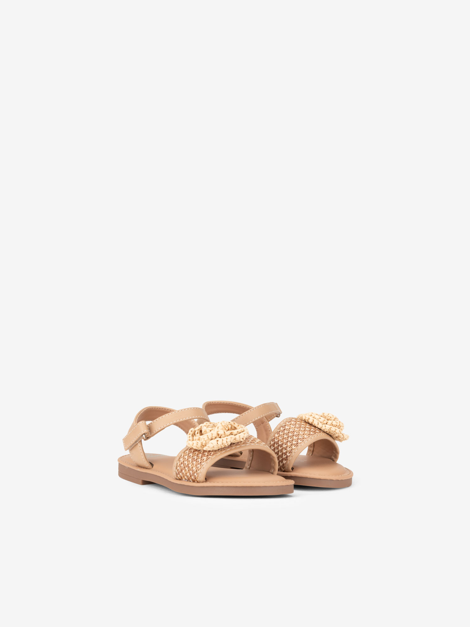 SANDÁLIA DE VELCRO EM RÁFIA - Image 2
