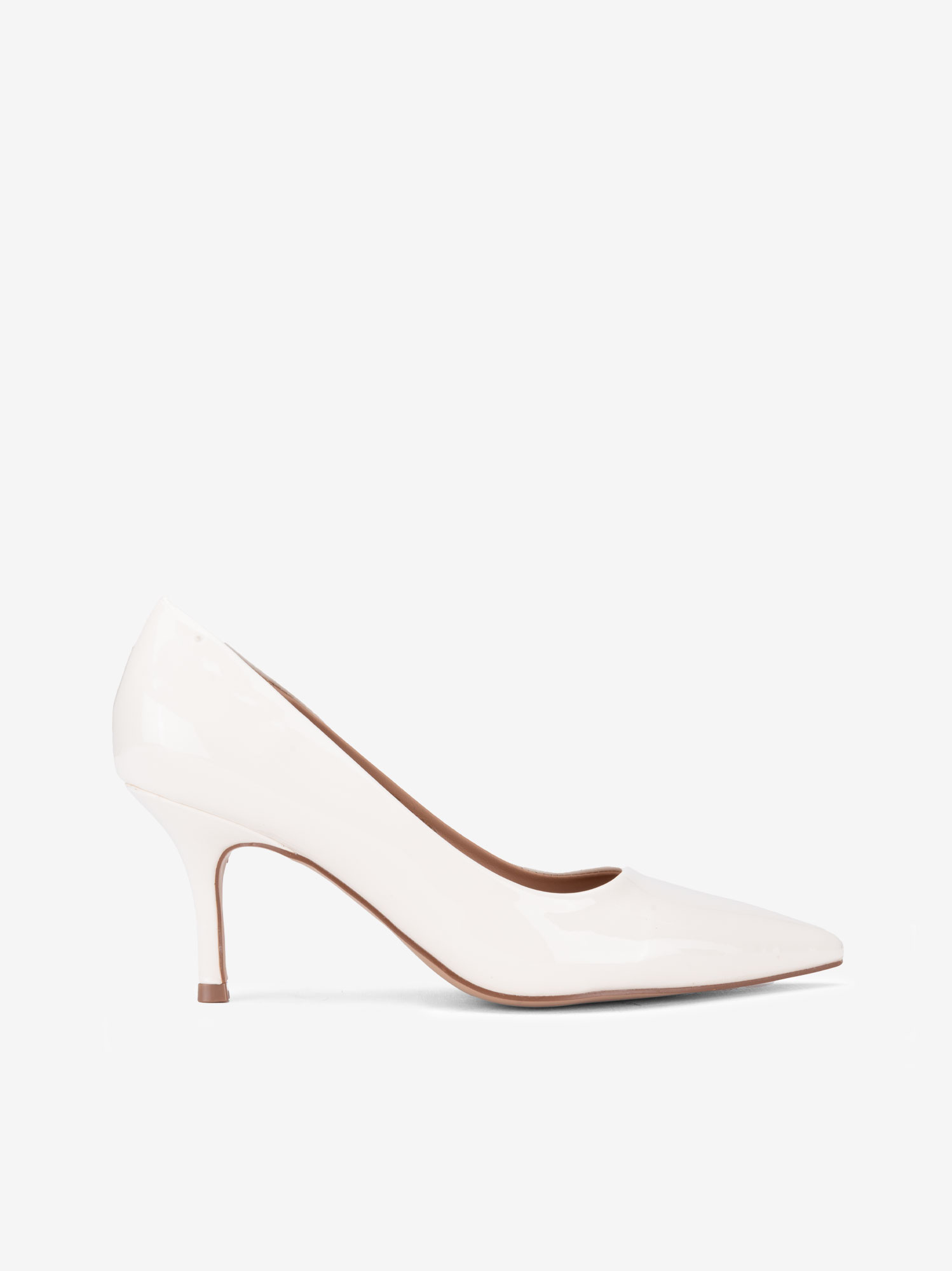 SAPATO PUMP DE SALTO EM VERNIZ COM FORMA PONTIAGUDA - Image 5