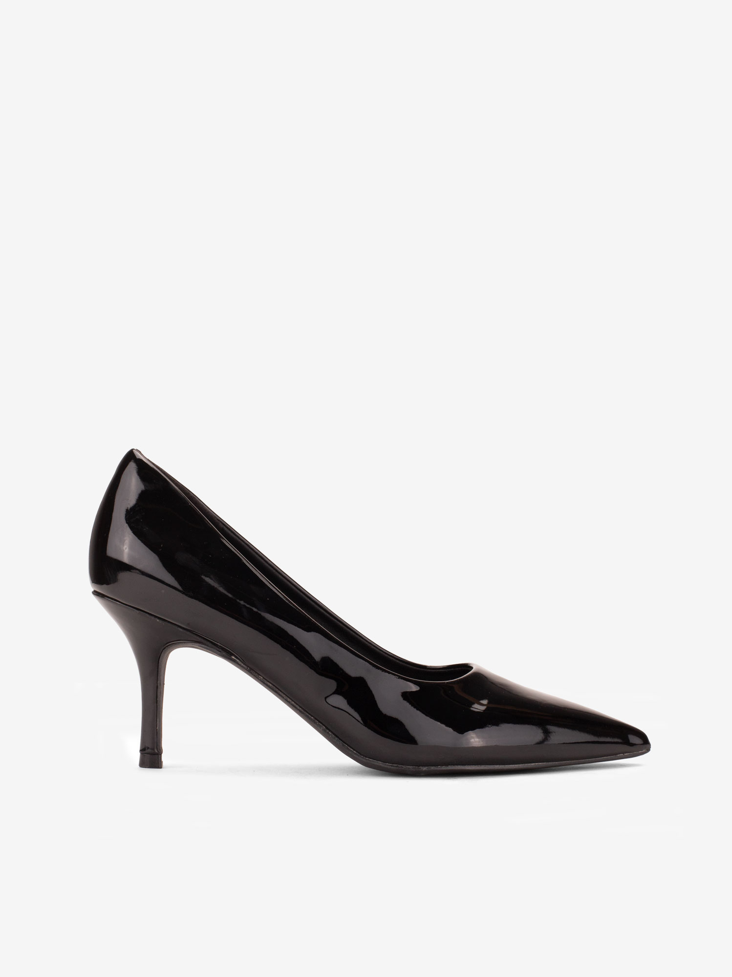 SAPATO PUMP DE SALTO EM VERNIZ COM FORMA PONTIAGUDA - Image 7