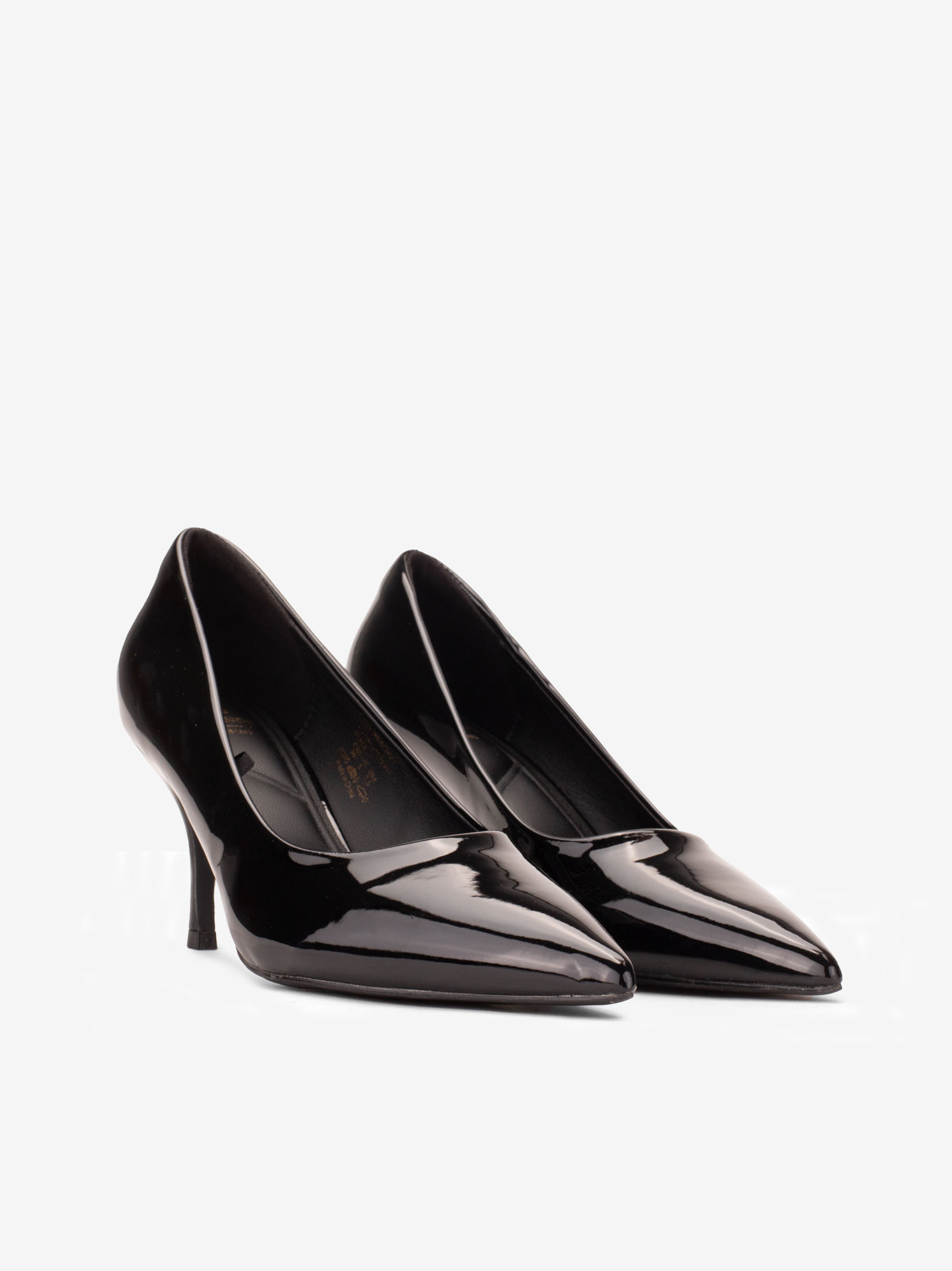 SAPATO PUMP DE SALTO EM VERNIZ COM FORMA PONTIAGUDA - Image 8