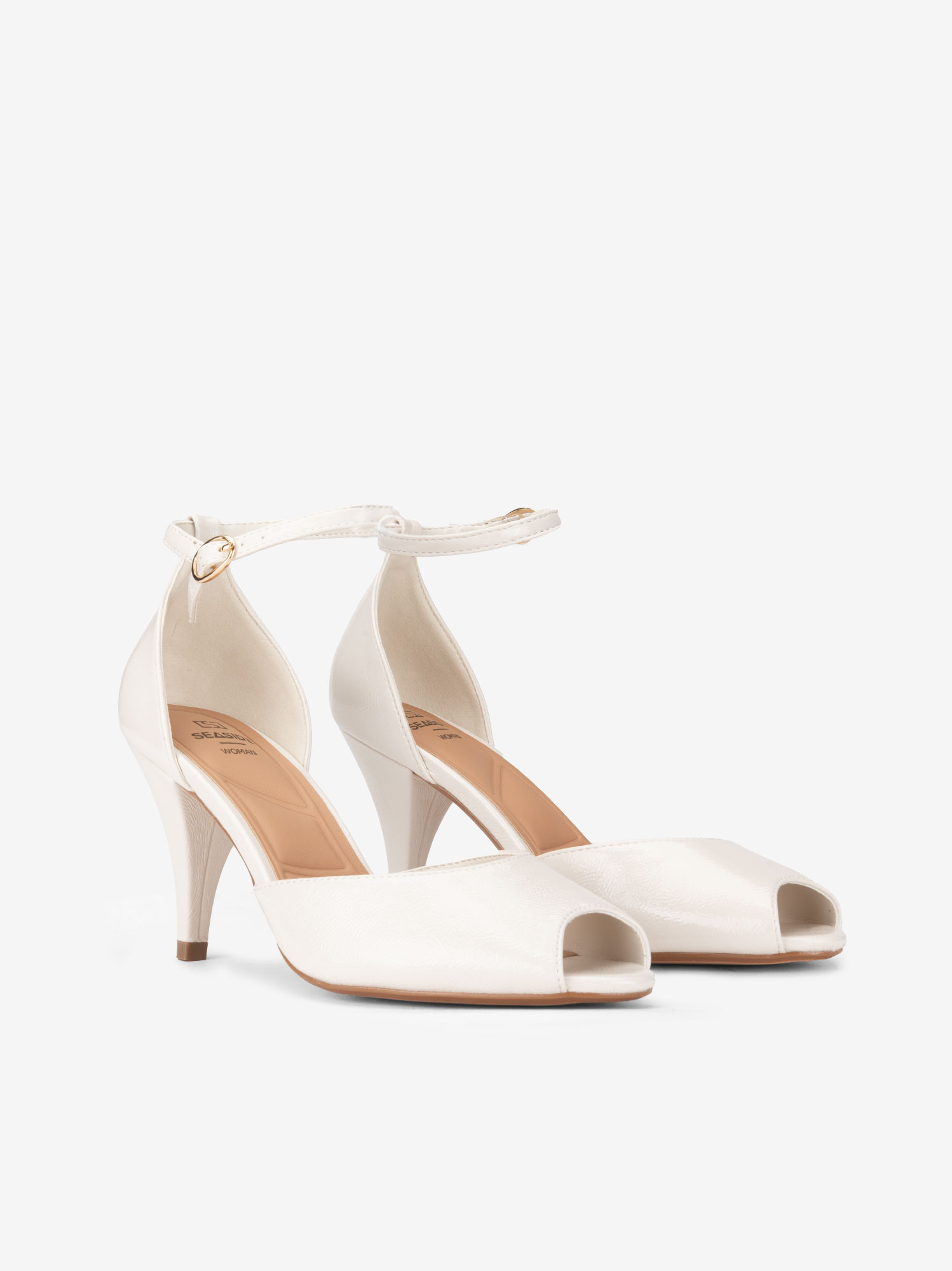 SANDÁLIA PEEP TOE EM VERNIZ - Image 2