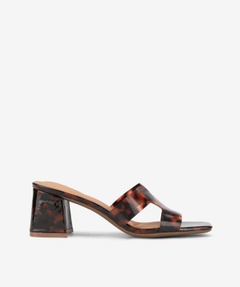 SANDÁLIA MULE ESTAMPADO TURTLE