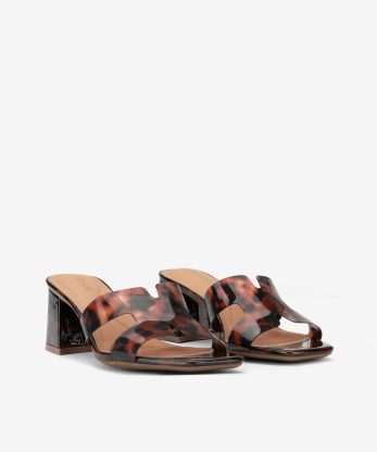 Alternative view of SANDÁLIA MULE ESTAMPADO TURTLE