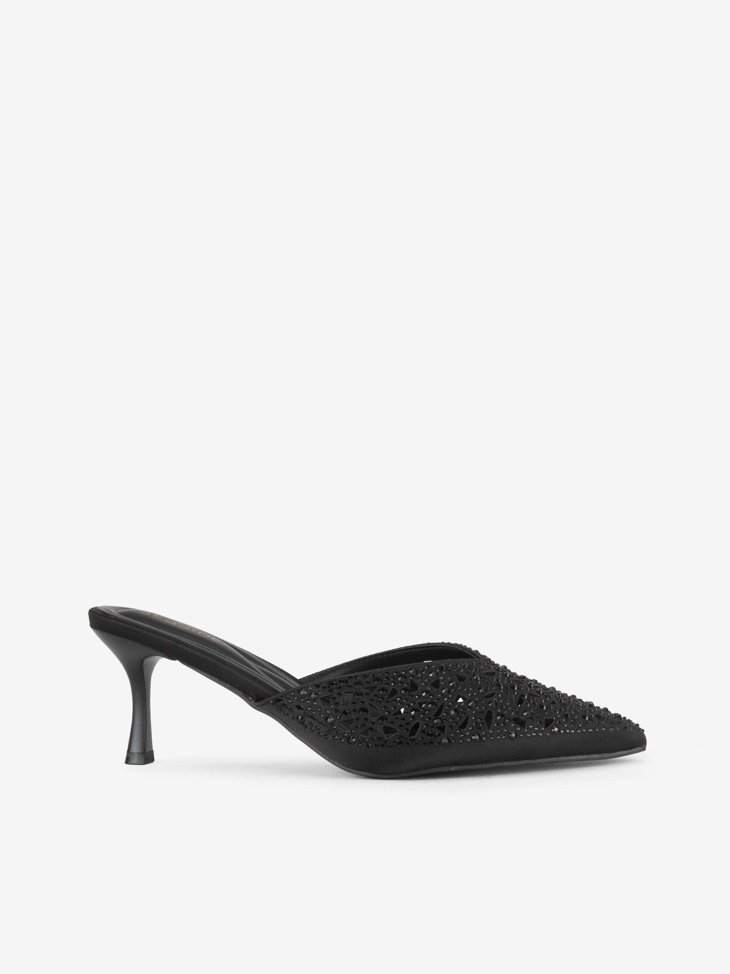 SAPATO MULE DE SALTO COM CRISTAIS - Image 3