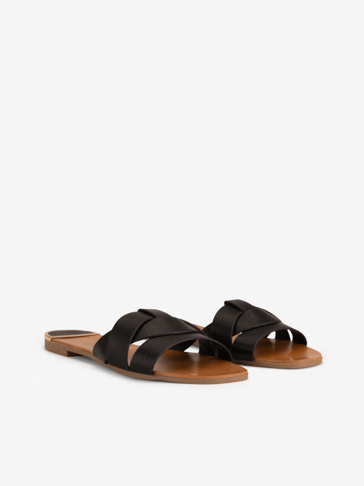 SANDÁLIA RASA COM TIRAS CRUZADAS ESTAMPADAS - Image 26