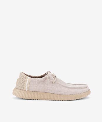 SAPATO EM CANVAS COM SOLA LEVE - TAUPE, 39