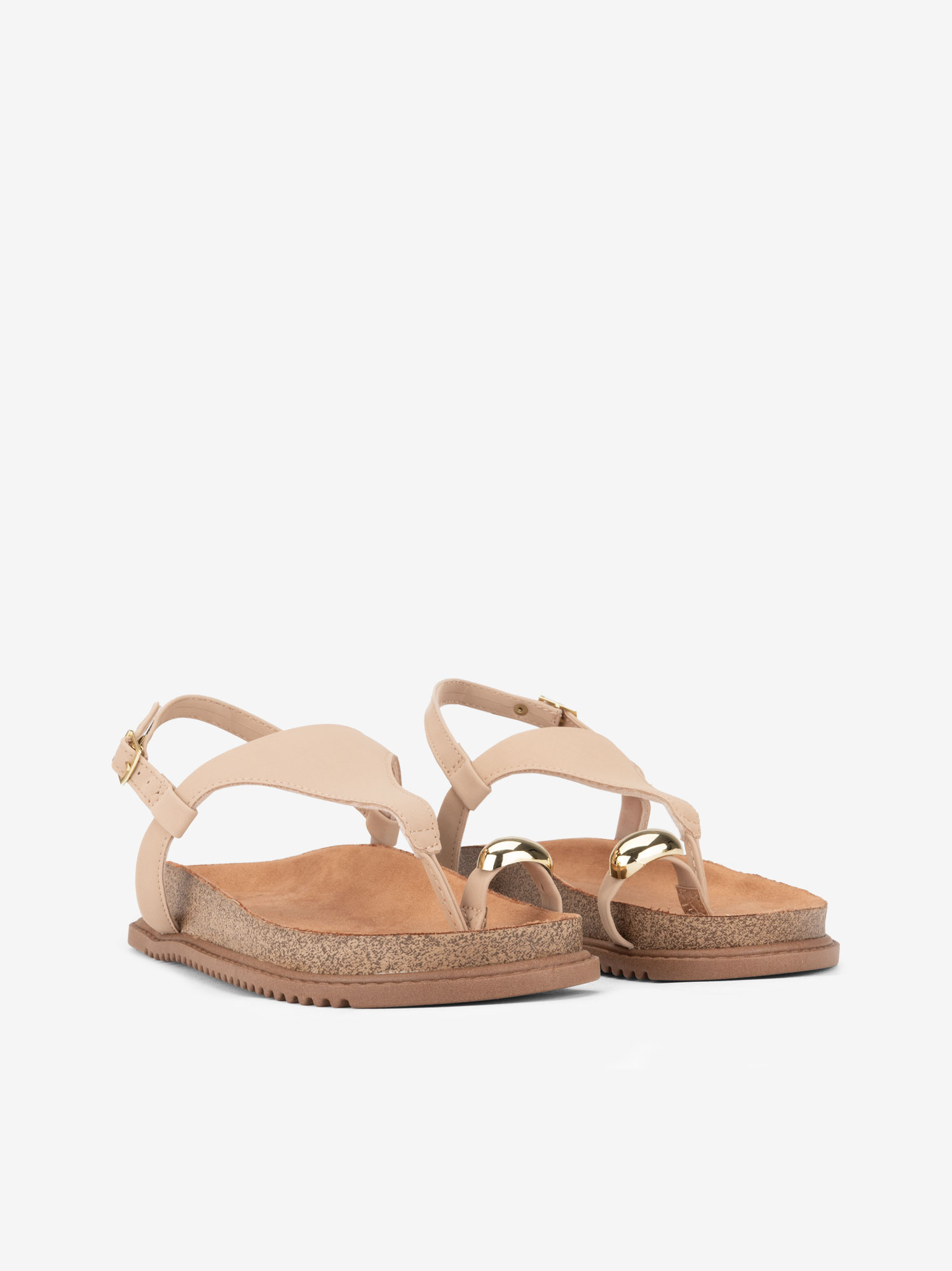 SANDÁLIA DE FIVELA EFEITO PELE - Image 2