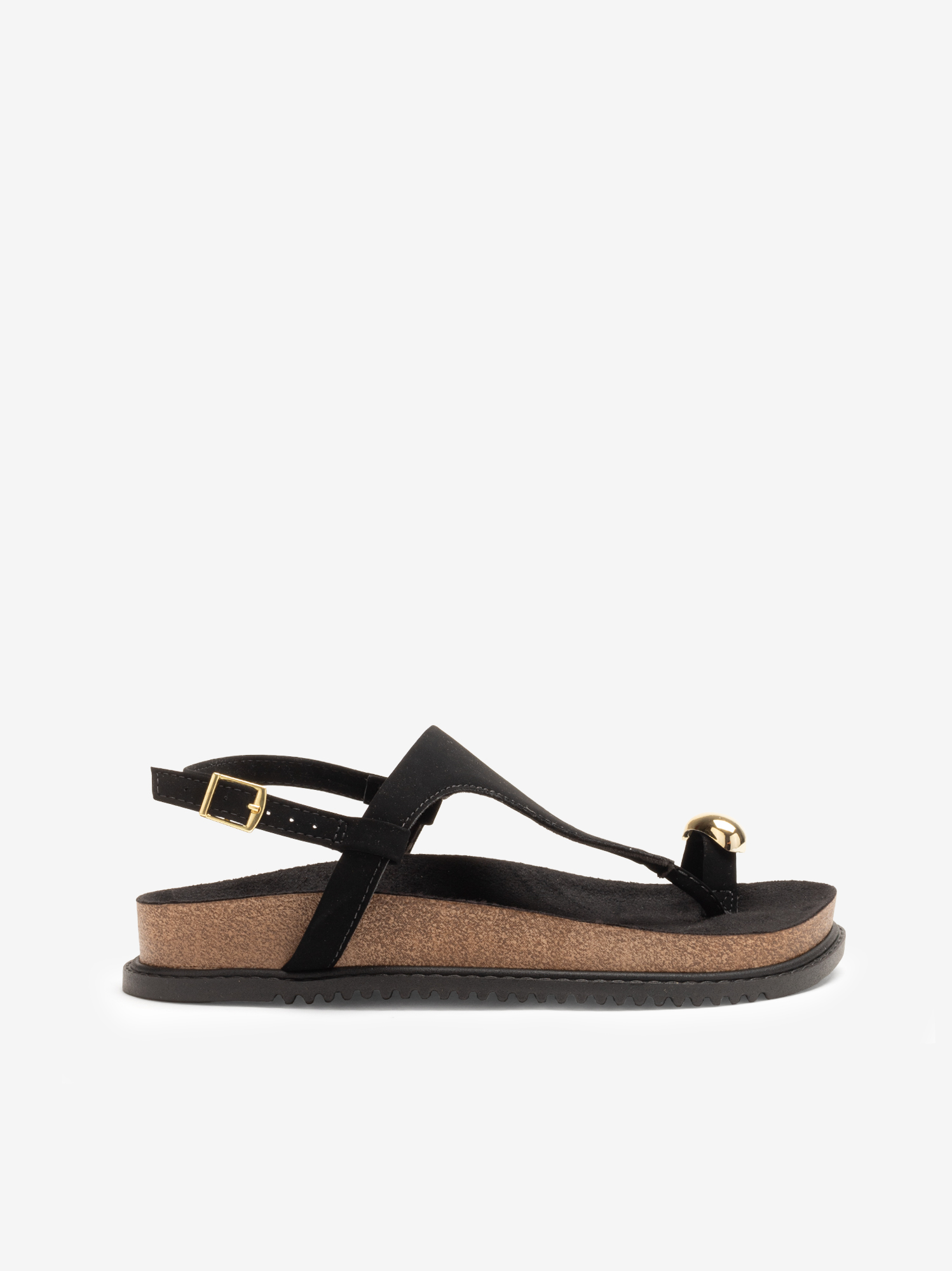 SANDÁLIA DE FIVELA EFEITO PELE - Image 3