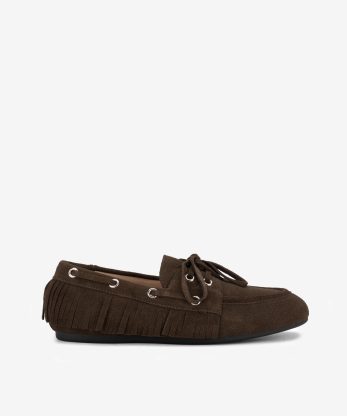 SAPATO ESTILO MOCASSIM EM CROUTE