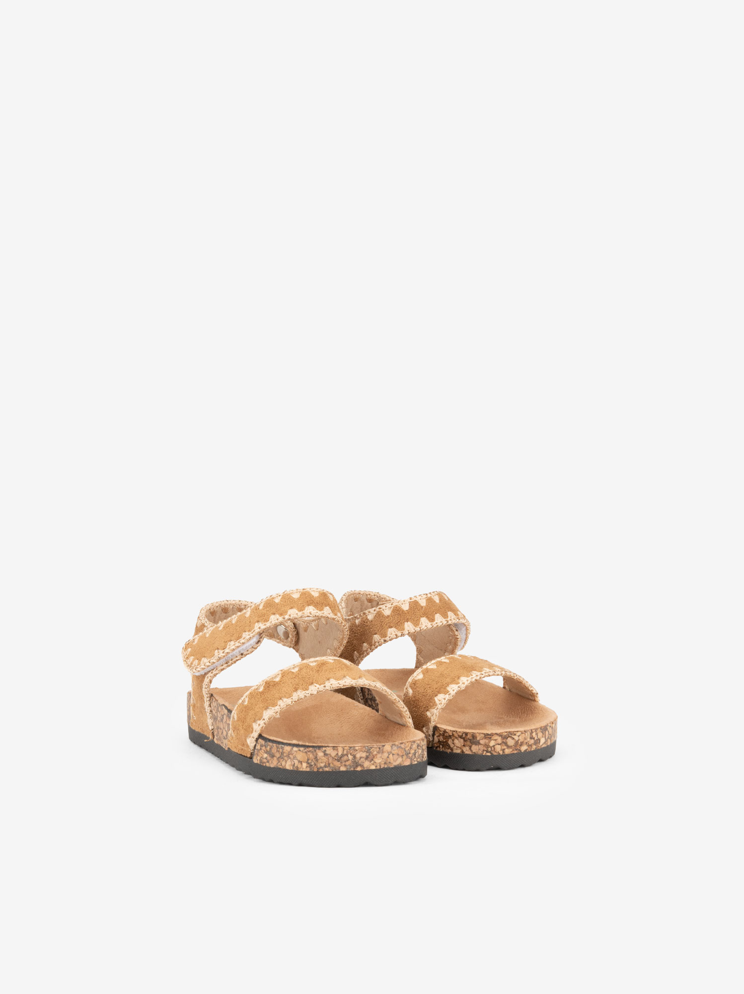 SANDÁLIA DE VELCROS COM DETALHES BORDADOS - Image 2