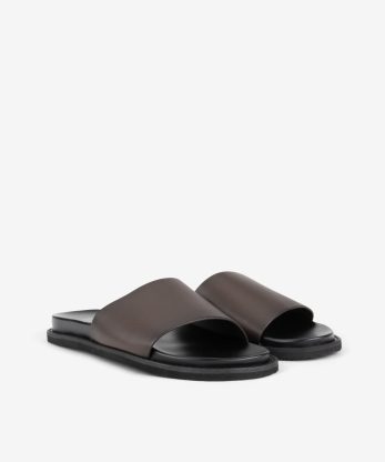 Alternative view of CHINELO SLIDE EM PELE
