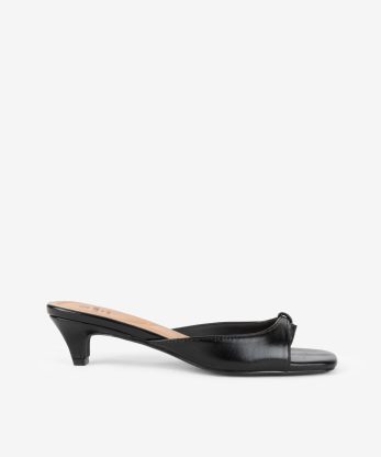 SANDÁLIA MULE ESTAMPADA - PRETO, 36