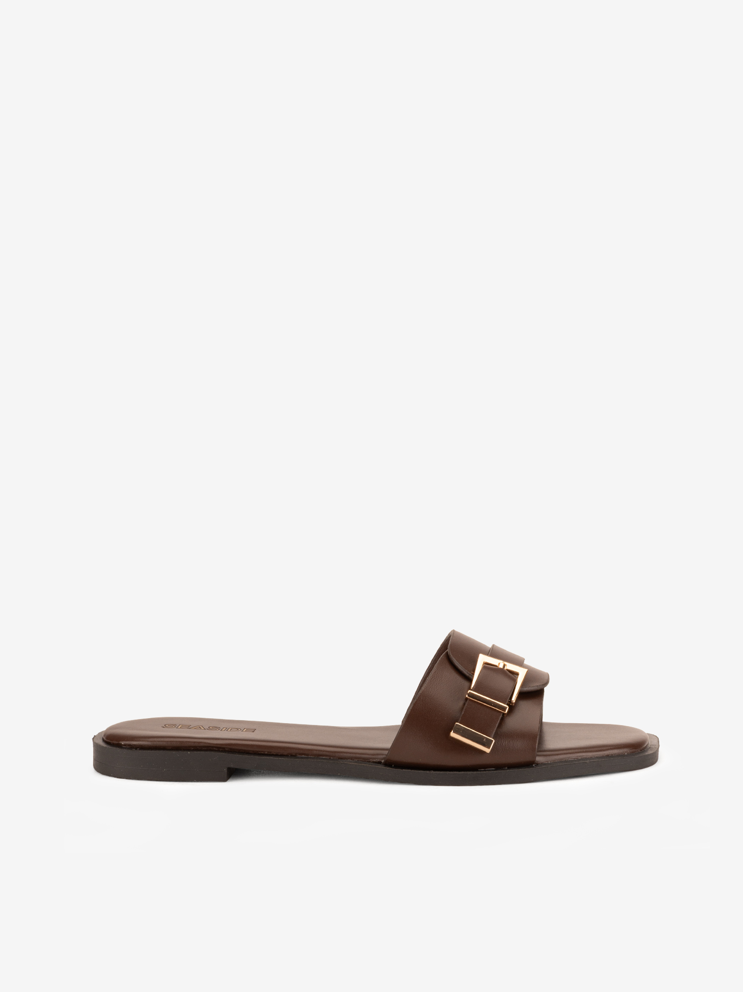 SANDÁLIA MULE COM FIVELA