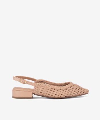 SAPATO SLING BACK ENTRANÇADO