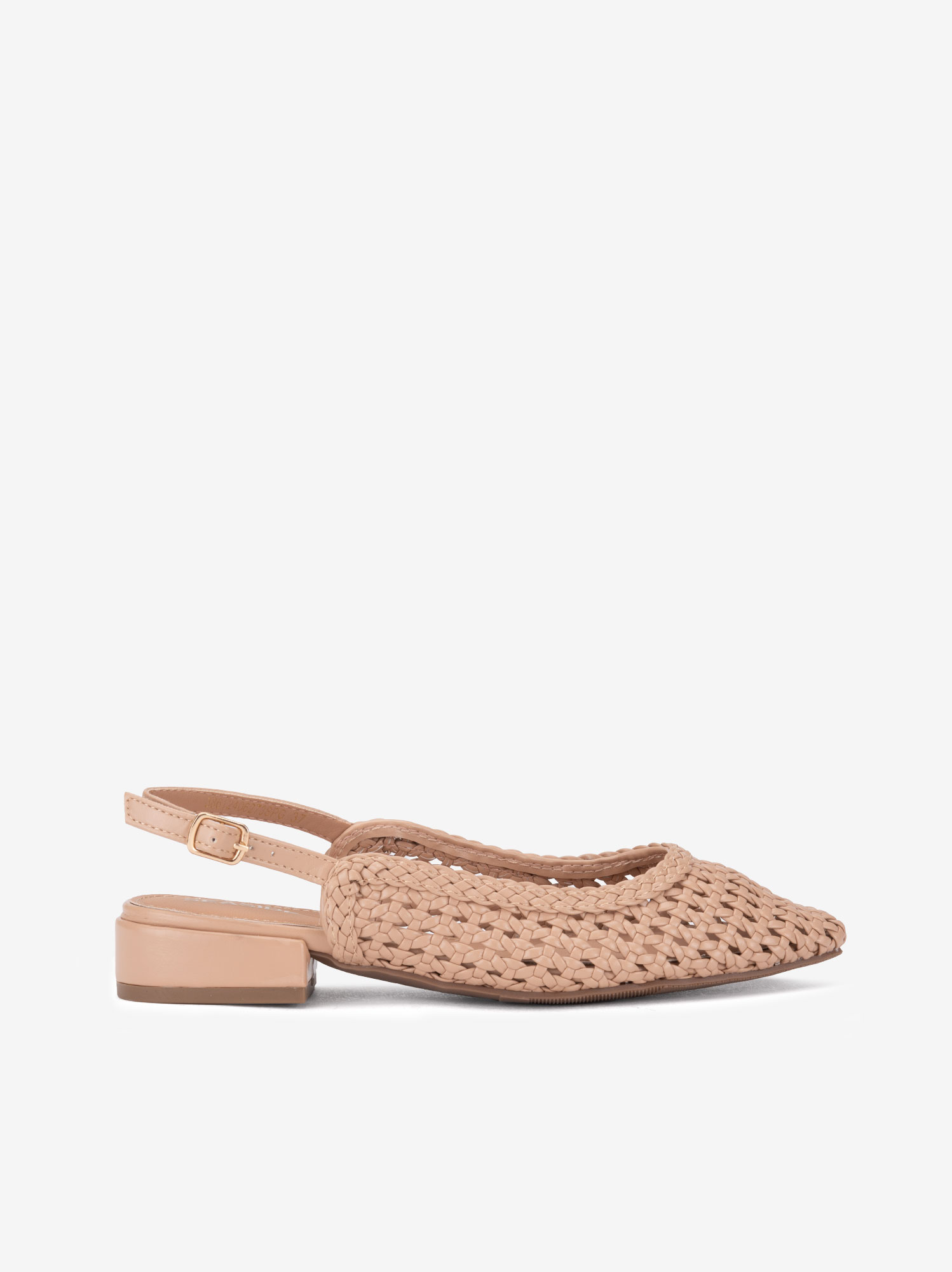 SAPATO SLING BACK ENTRANÇADO