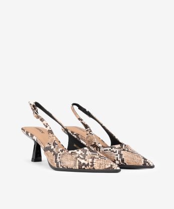 Alternative view of SAPATO SLING BACK ESTAMPADO