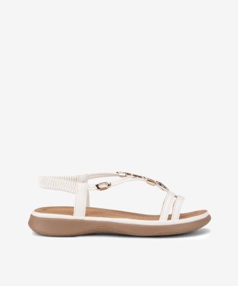 SANDÁLIA MULE RASA ESTAMPADA