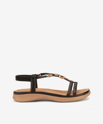 SANDÁLIA MULE RASA ESTAMPADA